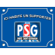 Plaque SUPPORTER FOOT PSG VERSION2