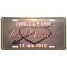 PLAQUE Type USA à votre image