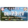 PLAQUE type USA j'aime SAVOIE