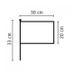 DRAPEAU FANION dimensions