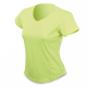 TEE SHIRT RESPIRANT FEMME jaune fluo