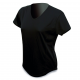 TEE SHIRT RESPIRANT FEMME noir