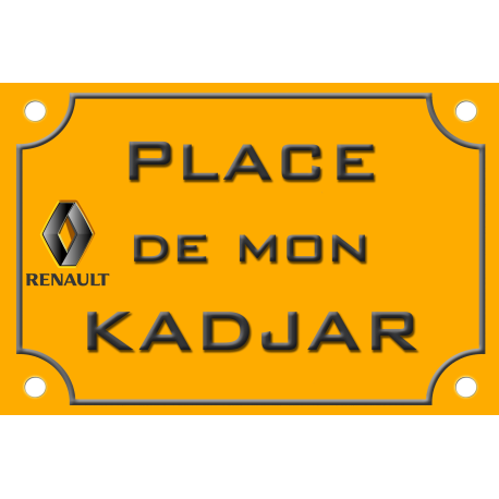 PLAQUE DE RUE Passion RENAULT KADJAR