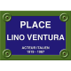 PLAQUE DE RUE Lino VENTURA