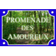 PLAQUE Rue amoureux CADEAU Saint Valentin