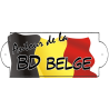 PLAQUE BIBLIOTHÈQUE BANDES DESSINÉES BELGES