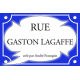 PLAQUE RUE BD Bandes dessinées Gaston LAGAFFE