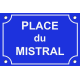 PLAQUE RUE MISTRAL PROVENCE CASSIS