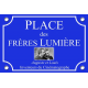 PLAQUE RUE Freres LUMIERE Cinéma Caméra