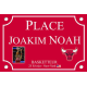 PLAQUE RUE BASKET JOAKIM NOAH CHICAGO BULLS