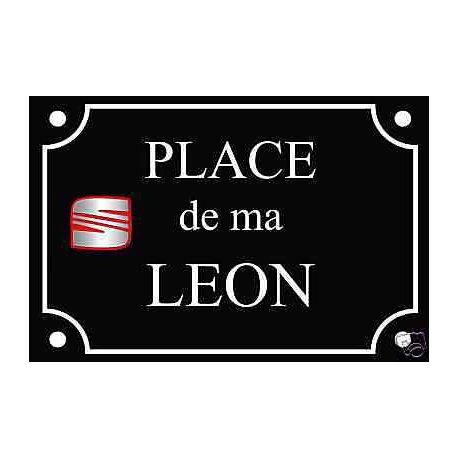 PLAQUE RUE SEAT LEON TOLEDO