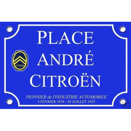 PLAQUE de RUE Place Lewis HAMILTON FORMULE1