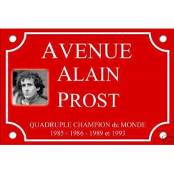 PLAQUE RUE du PASTIS BISTROT ALU