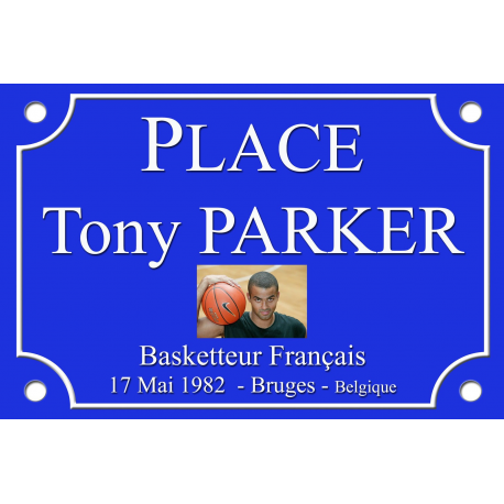 PLAQUE de rue PLACE CAMPING-CAR TAMALOU ALU 