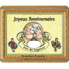 TAPIS de SOURIS TAMALOU fête "Joyeux anniversaire"