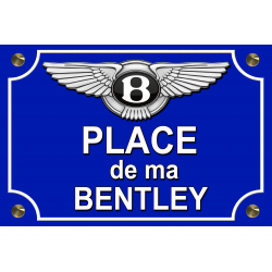 Plaque de rue bentley