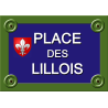 PLAQUE DE RUE LES LILLOIS