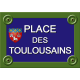 PLAQUE DE RUE LES TOULOUSAINS