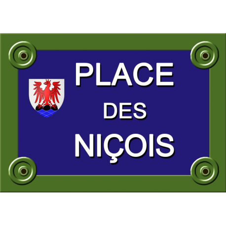 PLAQUE DE RUE LES NIÇOIS