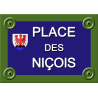 PLAQUE DE RUE LES NIÇOIS