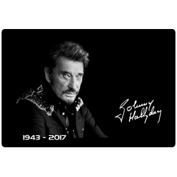 PLAQUE SOUVENIR Johnny HALLYDAY 