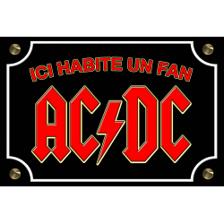 PLAQUE FAN ACDC