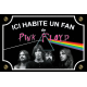 Plaque de rue PINK FLOYD