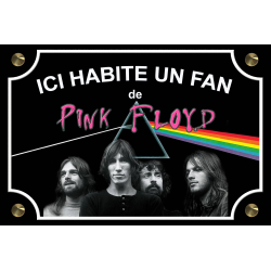 Plaque de rue PINK FLOYD