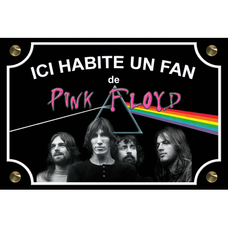 Plaque de rue PINK FLOYD