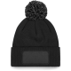 BONNET À POMPON NOIR