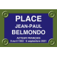 PLAQUE DE RUE Jean-Paul BELMONDO