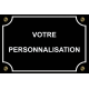 PLAQUE de RUE grand format 30x45cm personnalisable