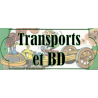 PLAQUE BIBLIOTHÈQUE BD TRANSPORT