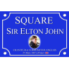 PLAQUE DE RUE Elton JOHN