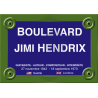 PLAQUE DE RUE Jimy HENDRIX