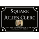 PLAQUE DE RUE Julien CLERC