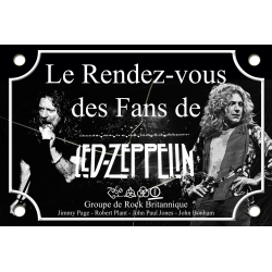 PLAQUE DE RUE LED ZEPPELIN