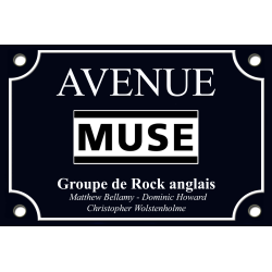 PLAQUE DE RUE MUSE