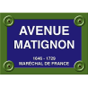 AVENUE MATIGNON