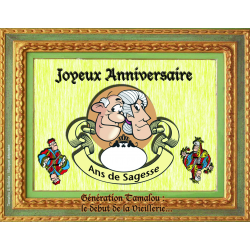 CARTE POSTALE TAMALOU "Joyeux Anniversaire2"