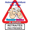 AUTOCOLLANT TAMALOU RETRAITÉS PAS PRESSÉS