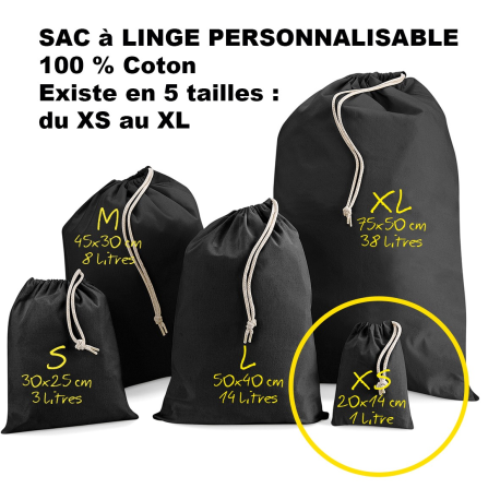 SAC À LINGE PERSONNALISABLE