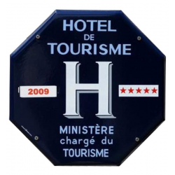 PLAQUE RÉPLIQUE Hôtel de tourisme