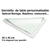 SERVIETTE DE TABLE à votre image