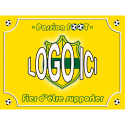 Plaque SUPPORTER FOOT FC NANTES