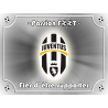 Plaque SUPPORTER FOOT JUVENTUS TURIN