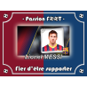 Plaque SUPPORTER FOOT LIONEL MESSI